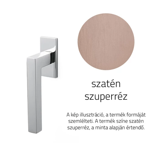 Olivari ABC szatén szuperréz ablakfélkilincs