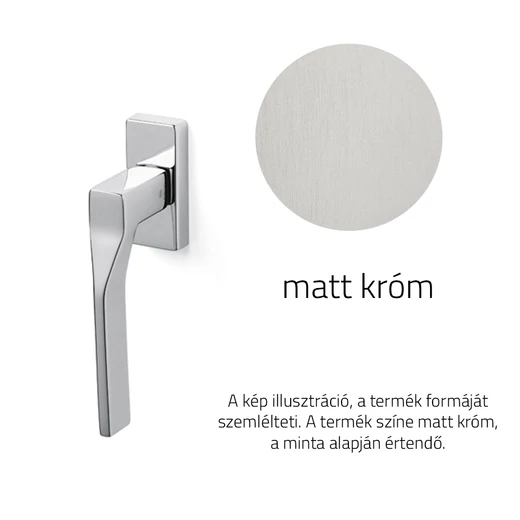 Olivari Adamant matt króm ablakfélkilincs
