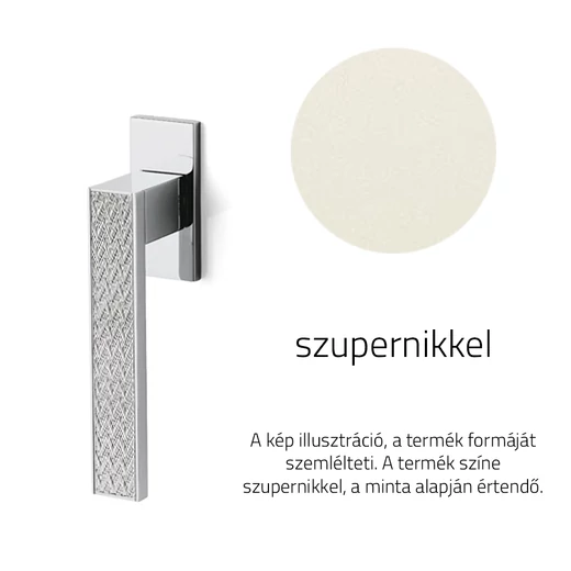 Olivari Diana Chevron szupernikkel ablakfélkilincs