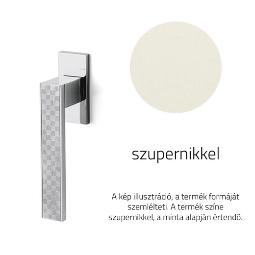 Olivari Diana Damier fényes szupernikkel ablakfélkilincs