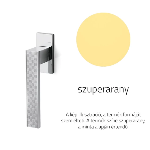 Olivari Diana Damier szuperarany ablakfélkilincs