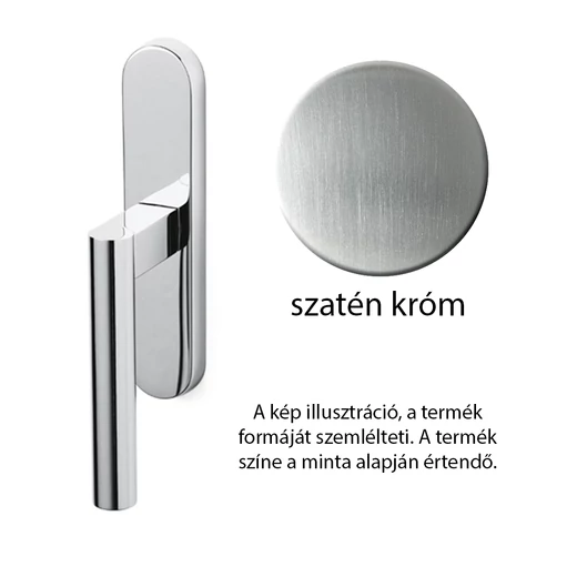 Olivari Euclide szatén króm ablakfélkilincs