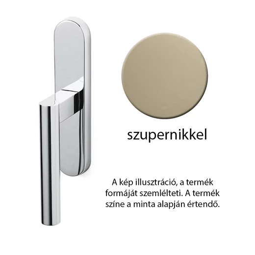 Olivari Euclide fényes szupernikkel ablakfélkilincs