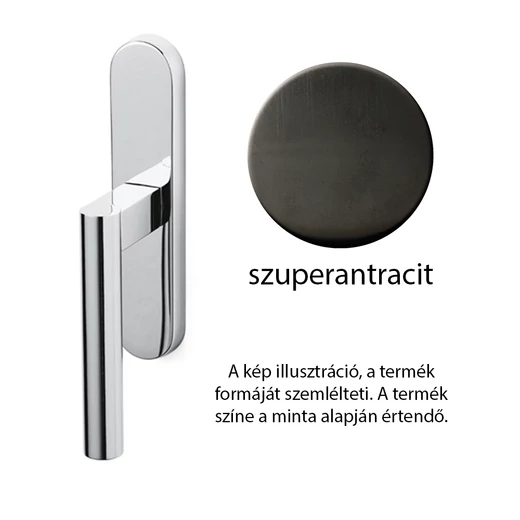 Olivari Euclide szatén szuperantracit ablakfélkilincs
