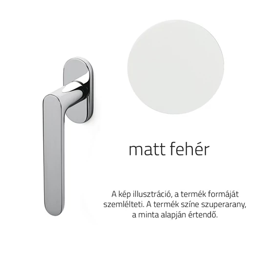 Olivari Icona matt fehér ablakfélkilincs