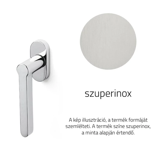 Olivari Logo szuperinox ablakfélkilincs