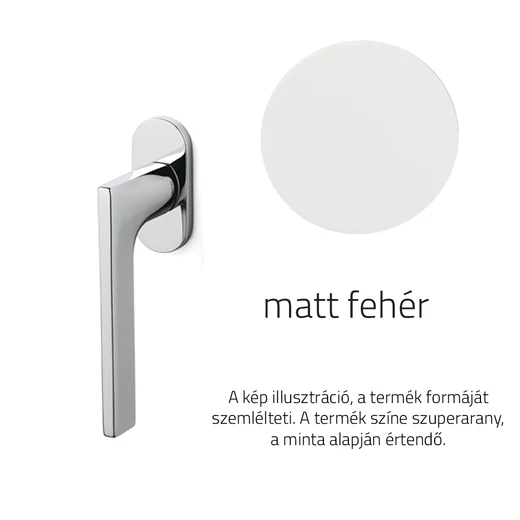 Olivari Lotus matt fehér ablakfélkilincs
