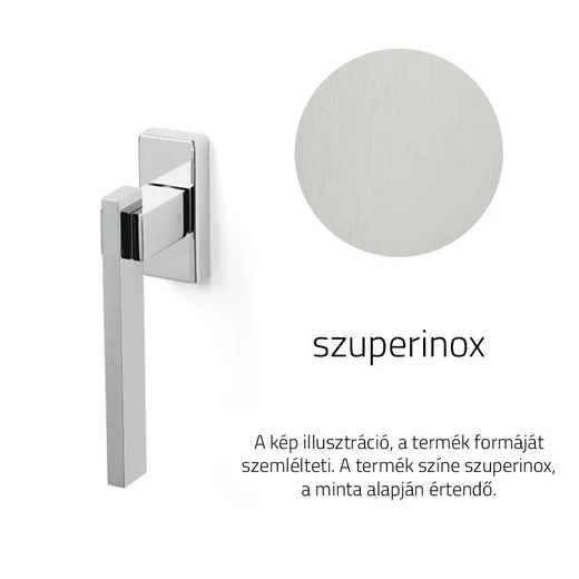 Olivari Minerva szuperinox ablakfélkilincs
