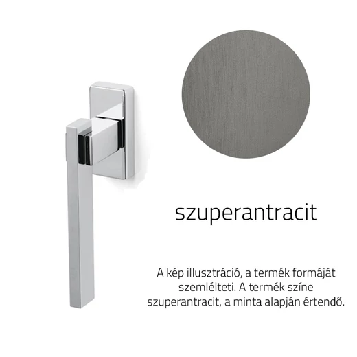 Olivari Minerva szuperantracit ablakfélkilincs