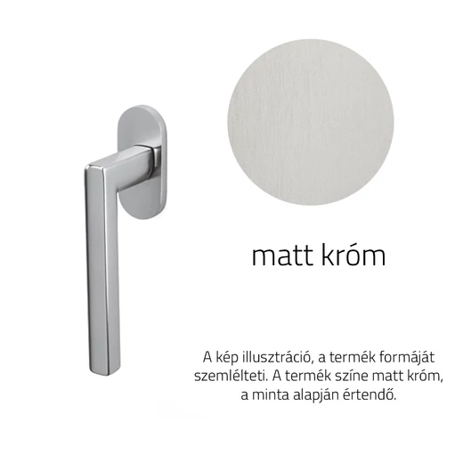 Olivari Okay matt króm ablakfélkilincs