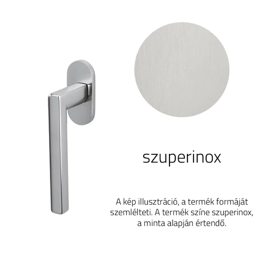 Olivari Okay szuperinox ablakfélkilincs
