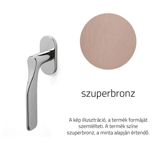 Olivari Paddle szuperbronz ablakfélkilincs
