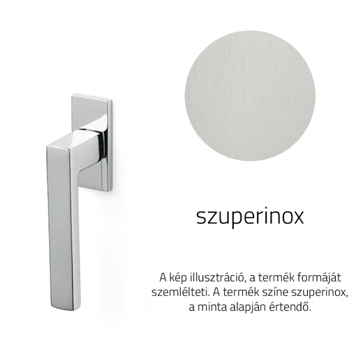 Olivari Planet Q szuperinox ablakfélkilincs
