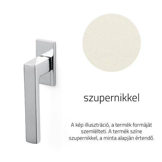 Olivari Planet Q fényes szupernikkel ablakfélkilincs