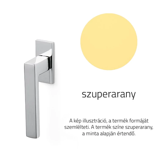 Olivari Planet Q szuperarany ablakfélkilincs