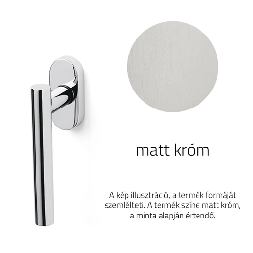 Olivari Beijing matt króm ablakfélkilincs