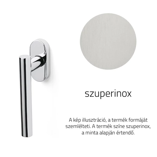 Olivari Beijing szuperinox ablakfélkilincs