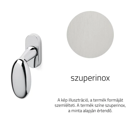 Olivari Blindo szuperinox ablakfélkilincs