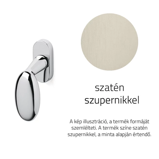 Olivari Blindo szatén szupernikkel ablakfélkilincs