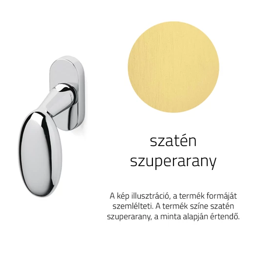Olivari Blindo szuperarany szatén ablakfélkilincs