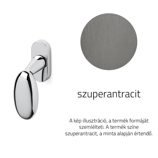 Olivari Blindo szuperantracit ablakfélkilincs