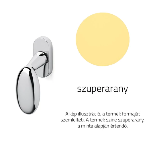 Olivari Blindo szuperarany ablakfélkilincs