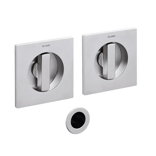 Olivari Giotto Q szuperinox szögletes húzókagyló pár kétoldali fordítóval