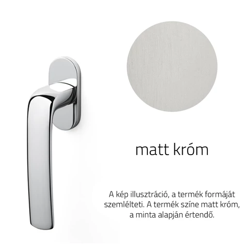 Olivari Diva matt króm ablakfélkilincs