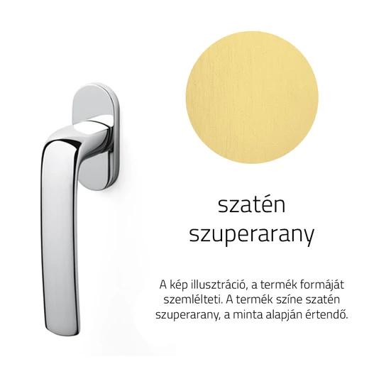 Olivari Diva szatén szuperarany ablakfélkilincs