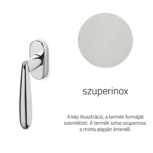 Olivari Futura szuperinox ablakfélkilincs