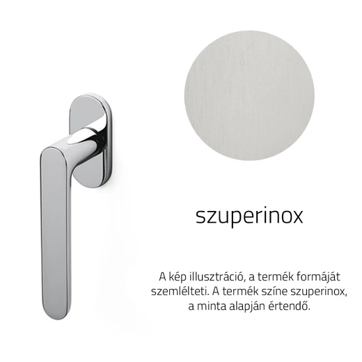 Olivari Icona szuperinox ablakfélkilincs