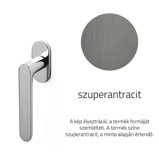 Olivari Icona szuperantracit ablakfélkilincs