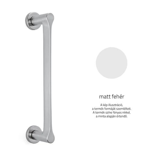 Olivari Lama matt fehér egyenes tolóajtó fogantyú