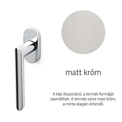 Olivari Laser matt króm ablakfélkilincs