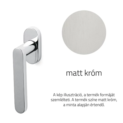 Olivari Link matt króm ablakfélkilincs