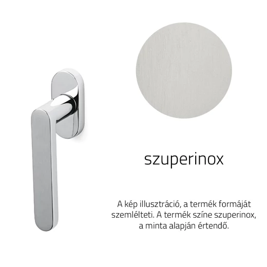 Olivari Link szuperinox ablakfélkilincs