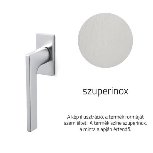 Olivari Lotus Q szuperinox ablakfélkilincs
