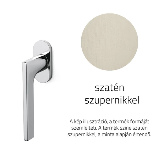 Olivari Lotus szatén szupernikkel ablakfélkilincs