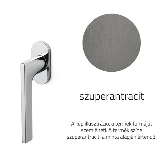 Olivari Lotus szuperantracit ablakfélkilincs
