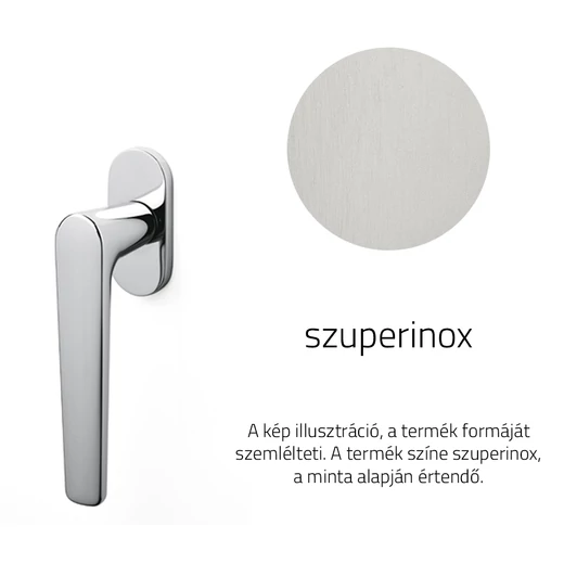 Olivari Lugano szuperinox ablakfélkilincs