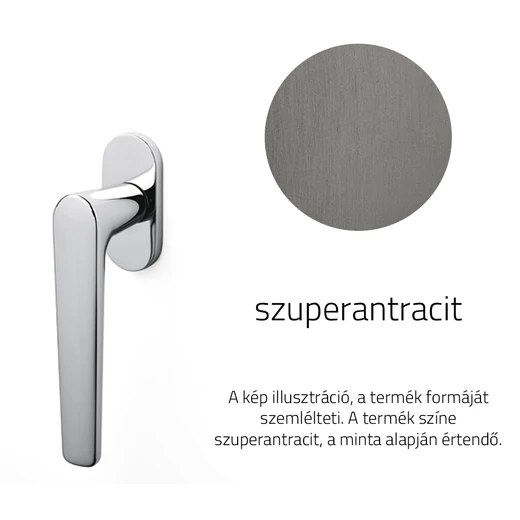 Olivari Lugano szuperantracit ablakfélkilincs
