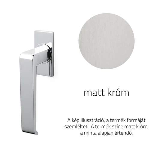Olivari Milano Q matt króm ablakfélkilincs