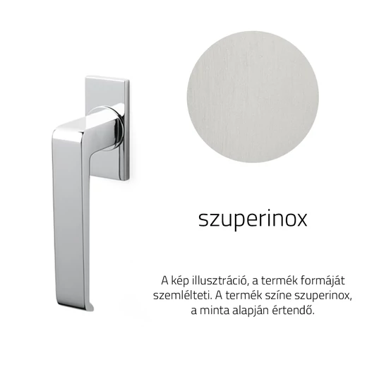 Olivari Milano Q szuperinox ablakfélkilincs