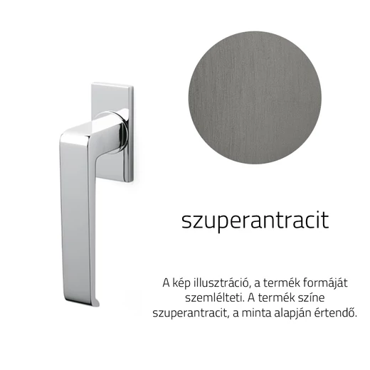 Olivari Milano Q szuperantracit ablakfélkilincs