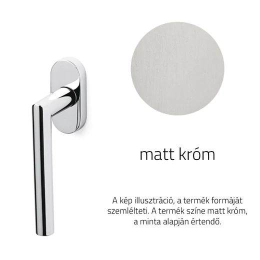 Olivari Serenella matt króm ablakfélkilincs