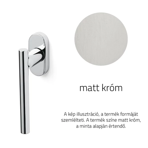Olivari Stilo matt króm ablakfélkilincs
