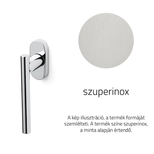 Olivari Stilo szuperinox ablakfélkilincs