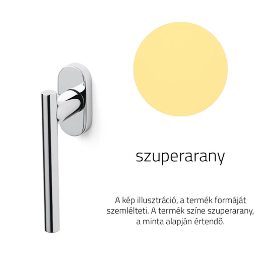 Olivari Stilo szuperarany ablakfélkilincs