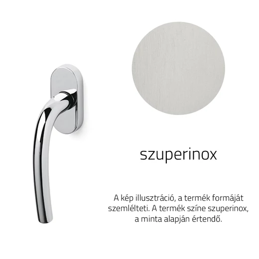 Olivari Tizianella F szuperinox ablakfélkilincs