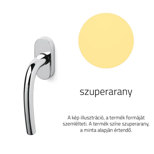 Olivari Tizianella F szuperarany ablakfélkilincs